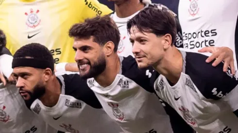 Trio GYM durante partida pelo Corinthians. Foto: Rodrigo Coca/Agência Corinthians