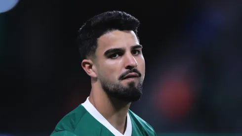Flaco López durante partida do Palestra na Série A