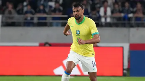 CHOFU, JAPAN – OCTOBER 14: Fabricio Bruno of Brazil in action during the international friendly match between Japan and Brazil at Tokyo Stadium on October 14, 2025 in Chofu, Tokyo, Japan. (Photo by Koji Watanabe/Getty Images)