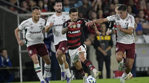 Fluminense x Flamengo se enfrentan por el Campeonato Brasileño 2025. Foto: Alexandre Loureiro/AGIF