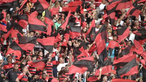 Torcida do Flamengo durante partida contra Palmeiras no estadio Maracana pelo campeonato Brasileiro A 2025. Foto: Thiago Ribeiro/AGIF