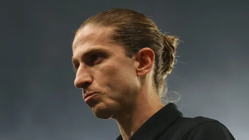 Filipe Luís, entrenador del Flamengo en un partido del campeonato brasileño (Foto: Wagner Meier/Getty Images)