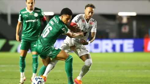 Neymar Jr jogador do Santos durante partida contra o Palmeiras – Foto: Mauricio De Souza/AGIF
