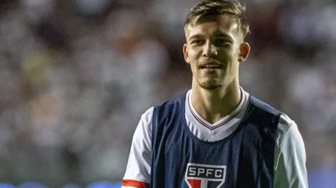 PE – RECIFE – 20/05/2025 – COPA DO BRASIL 2025, NAUTICO X SAO PAULO – Negrucci jogador do Sao Paulo durante partida contra o Nautico no estadio Aflitos pelo campeonato Copa Do Brasil 2025. Foto: Rafael Vieira/AGIF