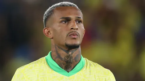 Wesley jogador do Brasil durante a partida contra o Chile no Maracana no Rio de Janeiro (RJ), pelas Eliminatorias da Copa do Mundo 2026. Foto: Marlon Costa/AGIF
