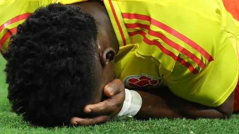 Johan Carbonero, atacante da Colômbia em partida amistosa (Foto: Omar Vega/Getty Images)