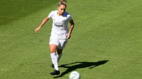 Thaisinha em seu retorno ao Santos. Foto: Flávio Hopp