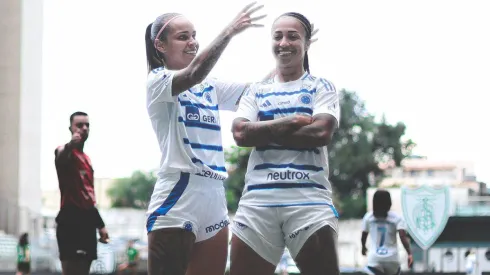 Byanca Brasil marcou na goleada pelo Campeonato Mineiro. Foto: Gustavo Martins/Cruzeiro