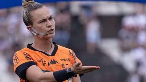 Árbitra que apitou São Paulo x Ferroviária. Foto: Marianna Nanni Batalha