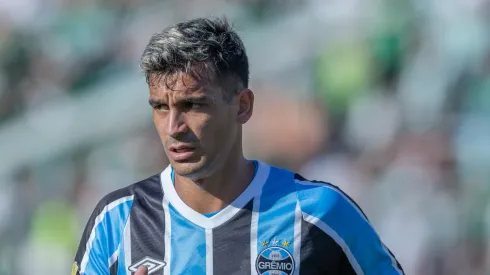 RS – CAXIAS DO SUL – 01/03/2025 – GAUCHO 2025, JUVENTUDE X GREMIO – Cristaldo jogador do Gremio durante partida contra o Juventude no estadio Alfredo Jaconi pelo campeonato Gaucho 2025.