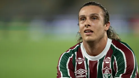 RJ – RIO DE JANEIRO – 06/11/2025 – BRASILEIRO A 2025, FLUMINENSE X MIRASSOL – Canobbio jogador do Fluminense durante partida contra o Mirassol no estadio Maracana pelo campeonato Brasileiro A 2025. Foto: Jorge Rodrigues/AGIF