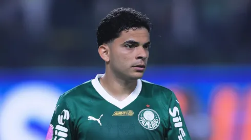 SP – SAO PAULO – 11/10/2025 – BRASILEIRO A 2025, PALMEIRAS X JUVENTUDE – Bruno Rodrigues jogador do Palmeiras durante partida contra o Juventude no estadio Arena Allianz Parque pelo campeonato Brasileiro A 2025. Foto: Ettore Chiereguini/AGIF