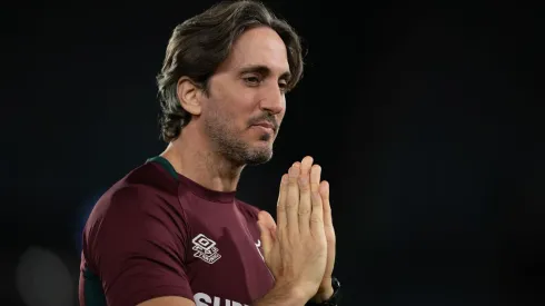 Zubeldía completa um mês no comando do Fluminense com elogios por intensidade e envolvimento com o elenco — Foto Jorge RodriguesAGIF (1)