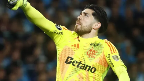 Agustín Rossi, goleiro do Flamengo em partida pela Conmebol Libertadores