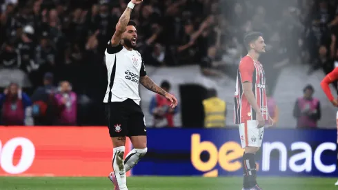 Entre tensão e alívio, o Corinthians vira a chave e encerra jejum de dois anos contra o São Paulo — Foto Ettore ChiereguiniAGIF