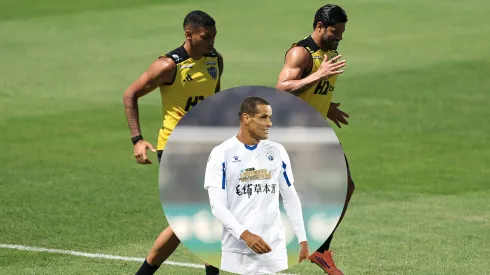 Rivaldo, Ruan Tressoldi e Hulk – Foto: Getty Images