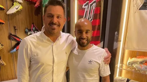 Junior Pedroso e Lucas moura – Foto: Reprodução/Instagram