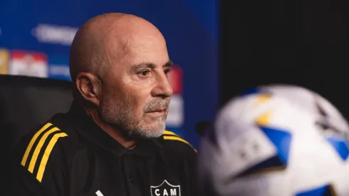 Sampaoli ainda tem esperanças de contar com Alan Franco contra Lanús – Foto: Pedro Souza / Atlético