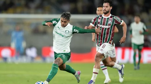 RJ – RIO DE JANEIRO – 23/07/2025 – BRASILEIRO A 2025, FLUMINENSE X PALMEIRAS – Facundo Torres jogador do Palmeiras durante partida contra o Fluminense no estadio Maracana pelo campeonato Brasileiro A 2025. Foto: Jorge Rodrigues/AGIF