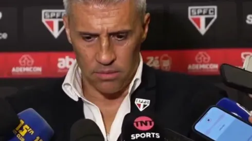 Crespo em entrevista – Foto: Reprodução/Spfc Play