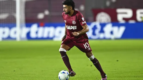 Marcelino Moreno pelo Lanús. (Photo by Rodrigo Valle/Getty Images)