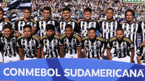Elenco do Atlético Mineiro antes da decisão da Copa Sul-Americana (Photo by Buda Mendes)