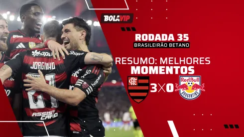 Flamengo vence Bragantino e continua na liderança