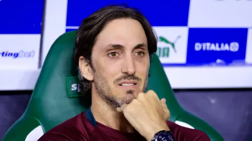 Zubeldía durante partida na casa palestrina