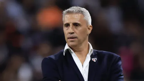 SP – SAO PAULO – 20/11/2025 – BRASILEIRO A 2025, CORINTHIANS X SAO PAULO – Hernan Crespo tecnico do Sao Paulo durante partida contra o Corinthians no estadio Arena Corinthians pelo campeonato Brasileiro A 2025. Foto: Marcello Zambrana/AGIF