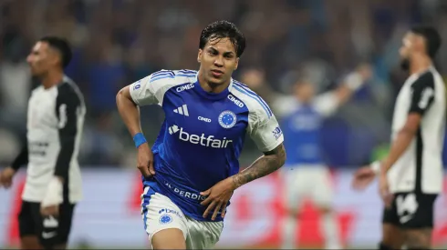 Kaio Jorge jogador do Cruzeiro comemora seu gol durante partida contra o Corinthians – Foto: Gilson Lobo/AGIF