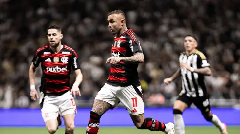 ATLETICO-MG X FLAMENGO – Cebolinha jogador do Flamengo durante partida contra o Atletico-MG no estadio Arena MRV pelo campeonato Copa Do Brasil 2025.