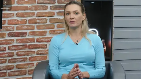 Nadine Basttos acredita que o Cruzeiro foi prejudicado – Foto: Reprodução/Prime Video.