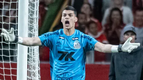 Gabriel Brazão critica postura do Santos no primeiro tempo – Fotos: Léo Piva/ Santos FC