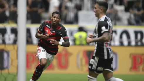 Gonzalo Plata comemora gol do título do Flamengo da Copa Betano do Brasil