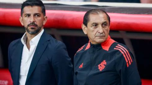 Ramón Díaz no comando técnico do Internacional – Foto: Luiz Erbes/AGIF