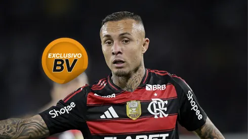 Everton Cebolinha jogador do Flamengo durante partida contra o Fluminense – Foto: Alexandre Loureiro/AGIF