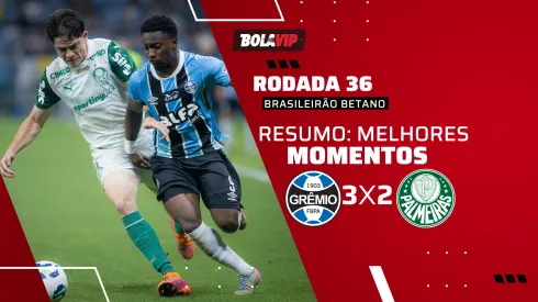 Grêmio 3 x 2 Palmeiras. Foto: Maxi Franzoi/AGIF