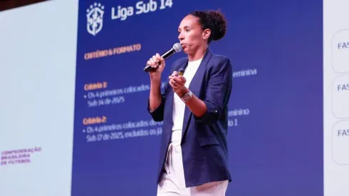 Aline Pellegrino, coordenadora de competições femininas. Foto: Rafael Ribeiro/CBF