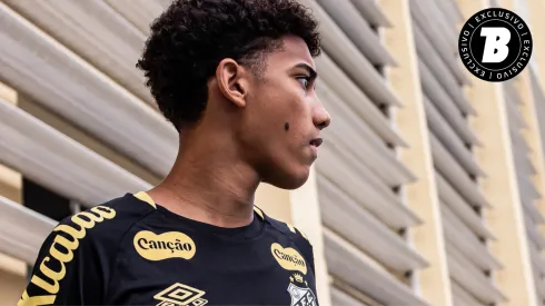 Robinho Júnior entrou no radar do Real Madrid – Fotos: Raul Baretta/ Santos FC.