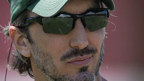 Zubeldía durante treino do Fluzão