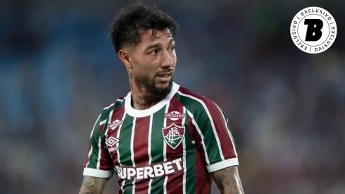 Lucho Acosta durante partida do Flu na Série A