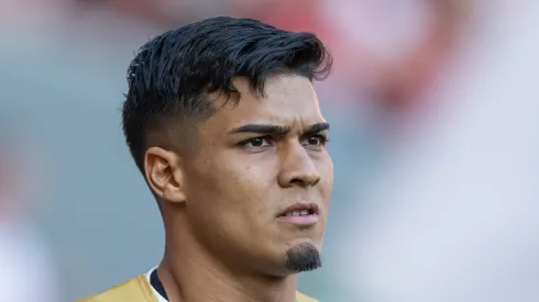 Arezo em partida contra o Internacional no BR 2024