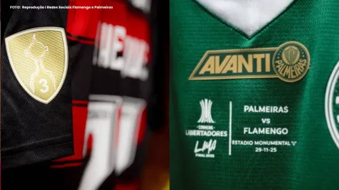 Vestiários de Palmeiras e Flamengo antes da final da Libertadores