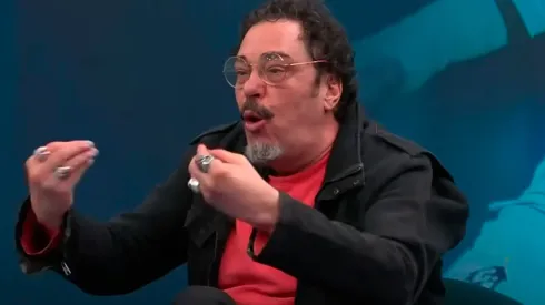 Casagrande, comentarista opininando sobre favorito entre Flamengo e Palmeiras (Foto: Reprodução)