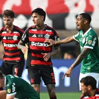 Pulgar quase prejudica o Flamengo após forte entrada em Bruno Fuchs na final da Libertadores