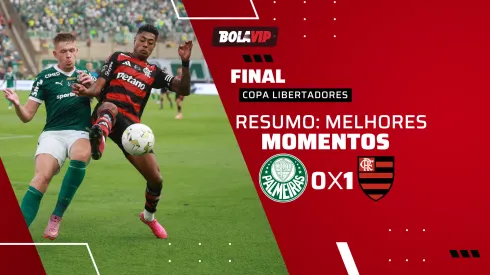 Palmeiras 0 x 1 Flamengo. Foto: Hector Vivas/Getty Images