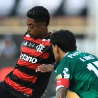 Bruno Henrique assusta torcida do Flamengo e quase abre o placar na final da Copa Libertadores