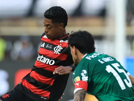 Bruno Henrique quase abre o placar de Palmeiras x Flamengo