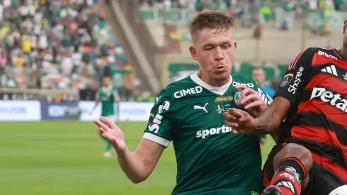 Bruno Fuchs em Palmeiras x Flamengo pela Copa Libertadores – (Photo by Hector Vivas/Getty Images)
