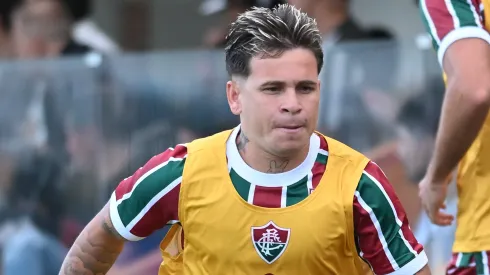 SP – SANTOS – 31/08/2025 – BRASILEIRO A 2025, SANTOS X FLUMINENSE – SOTELDO jogador do Fluminense durante partida contra o Santos no estadio Vila Belmiro pelo campeonato Brasileiro A 2025. Foto: Jota Erre/AGIF